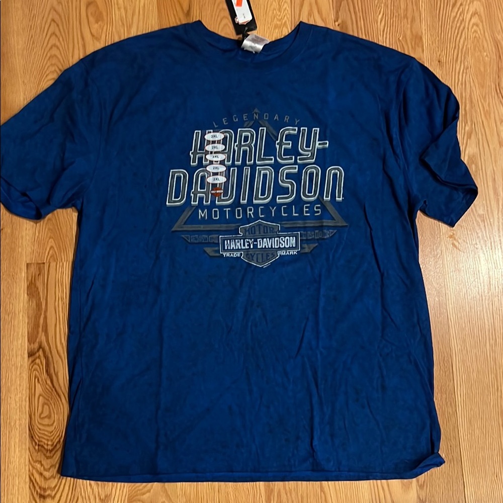 Harley-Davidson Blue Short Sleeve Tee